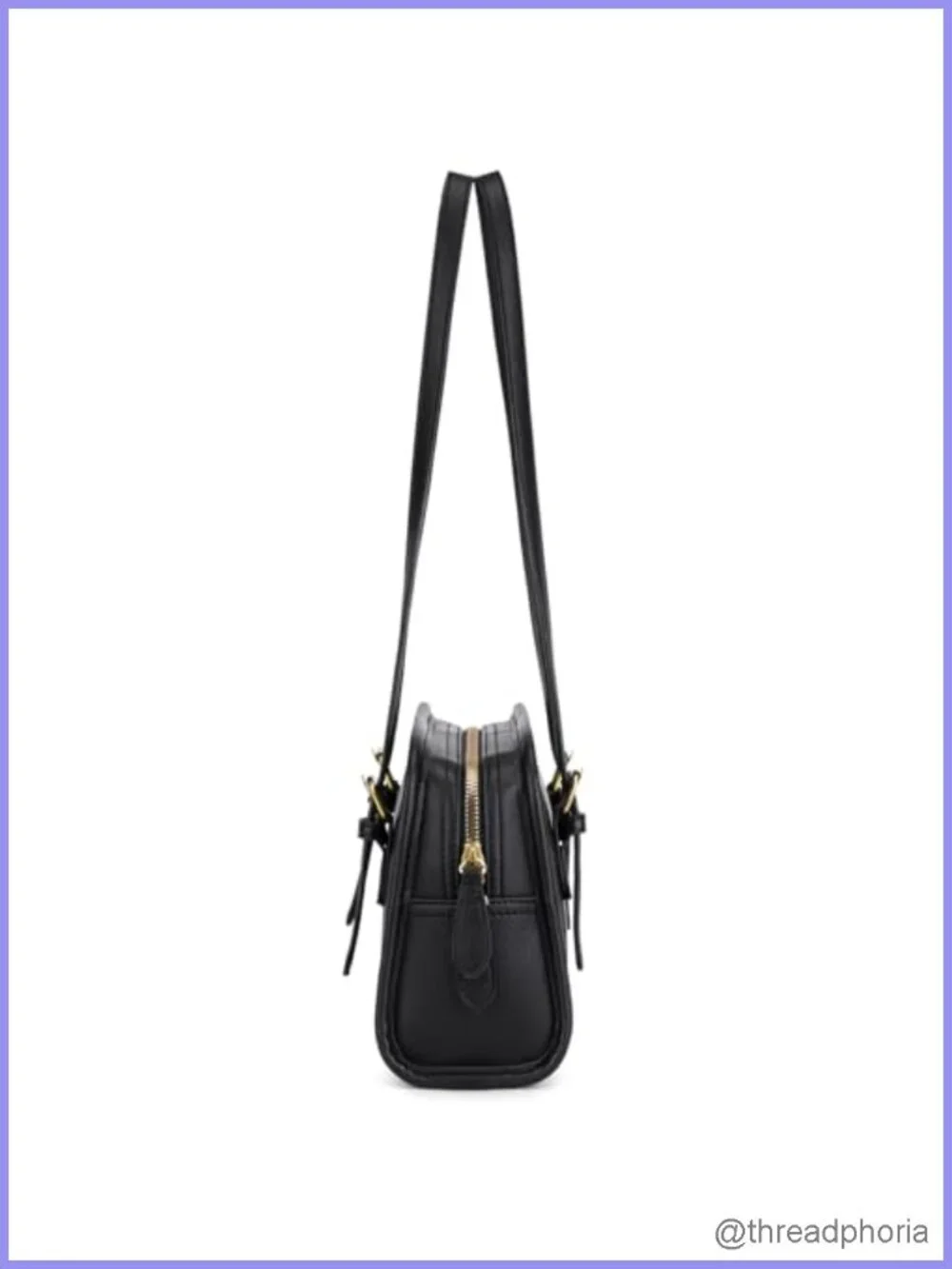 Vintage Faux Leather Hobo Bag with Adjustable Strap | Women's Compact Shoulder
